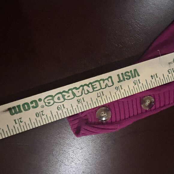 The Limited Y2K Magenta Button Shoulder Sweater Size Small Vintage Retro - Picture 8 of 13